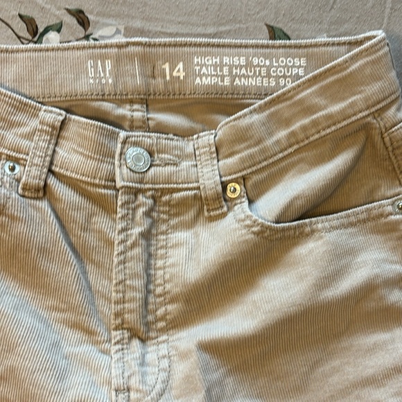 Gap kids high rise ‘90s loose corduroy pants - Picture 2 of 4